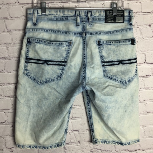 Universal Symbol David Bitton Men's Denim Shorts M - Picture 4 of 11